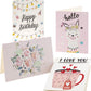 CRAFT ID DIAMOND PAINTING CARDS SET, 18.1X13CM, 4PCS