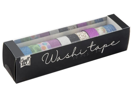 CRAFT ID Washi tape, 1,5cm x 3m, 10 pcs