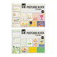 CRAFT ID POSTCARDS BLOCK, 17.6X12.5CM, 2ASS