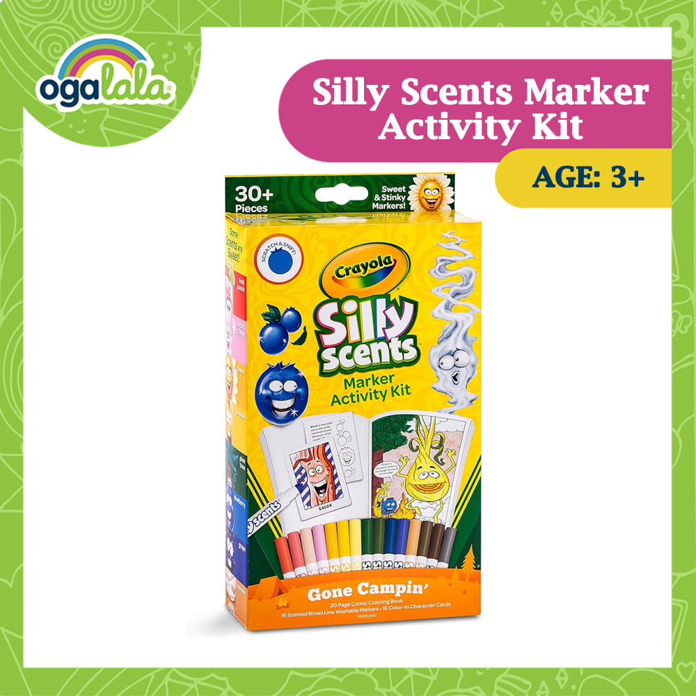Crayola Silly Scents Marker Activity Gone Campin