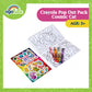 Coloring Pack With Crayons Cosmic Cats,18Pk