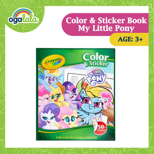 Crayola Color & Sticker Book, My Little Pony