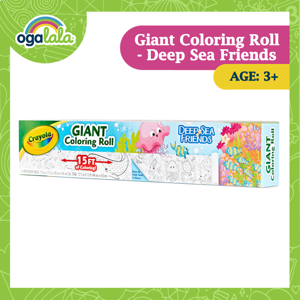 Giant Coloring Roll, Deep Sea Friends