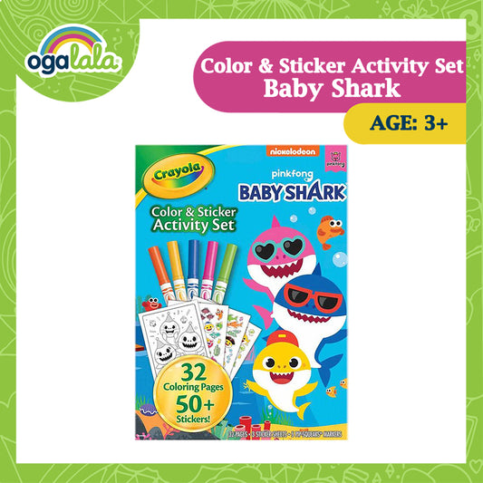 Crayola Color & Sticker Activity Set - Baby Shark