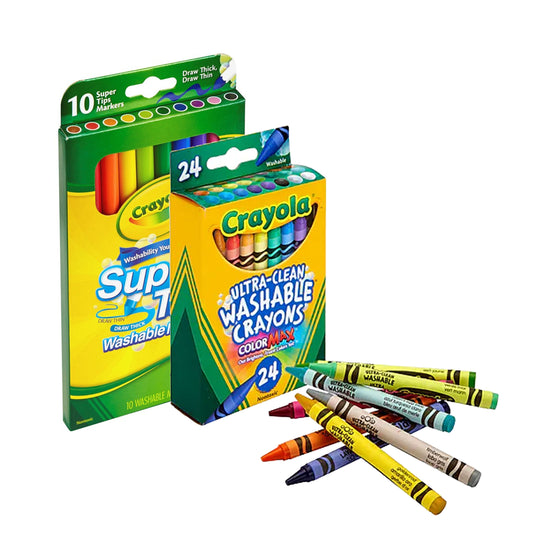24CT WCRY + 10CT STWashable Marker