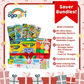 Gift Set: Crayola Giant Coloring Roll + Crayola Washable Markers 24CT + Crayola Washable Markers 8CT