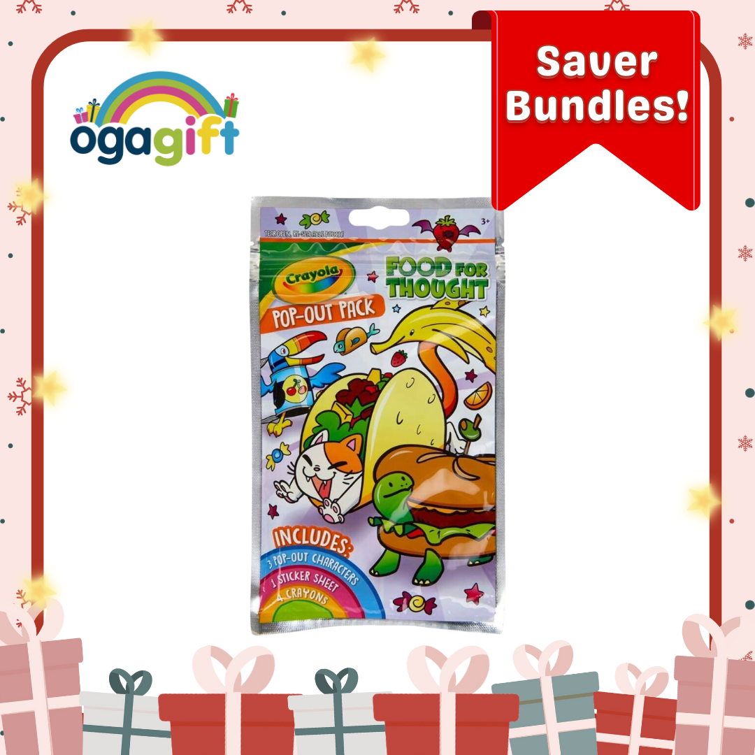 Gift Set: Crayola Giant Coloring Roll + Crayola Washable Markers 24CT + Crayola Washable Markers 8CT