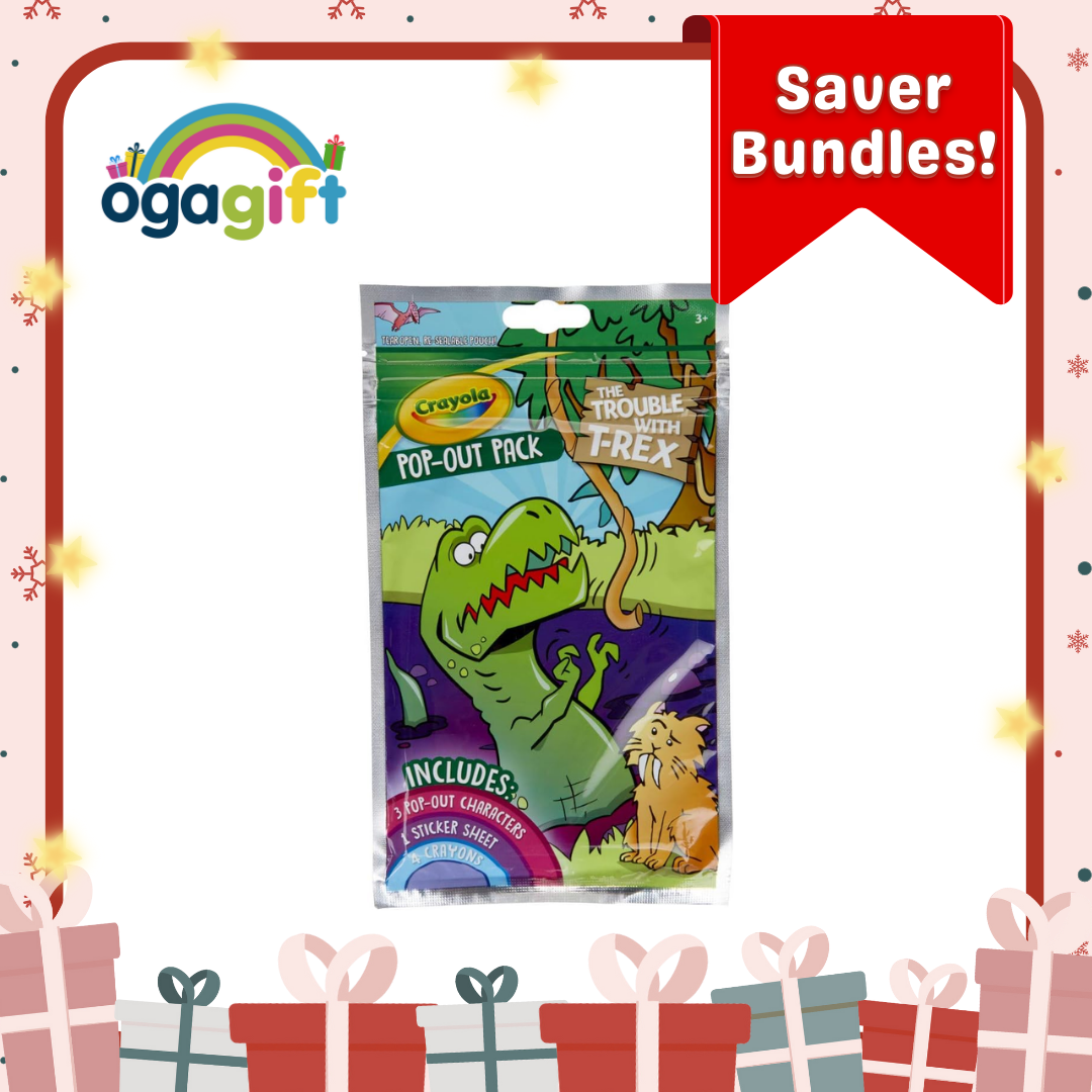 Gift Set: Crayola Giant Coloring Roll + Crayola Washable Markers 24CT + Crayola Washable Markers 8CT