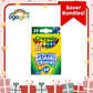 Gift Set: Crayola Giant Coloring Roll + Crayola Washable Markers 24CT + Crayola Washable Markers 8CT
