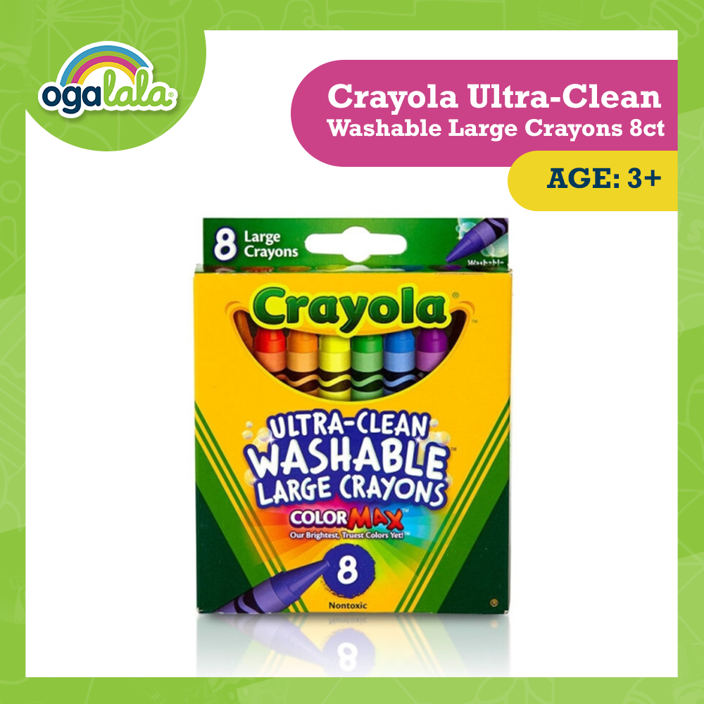 Crayola 8ct Large Washable Crayons