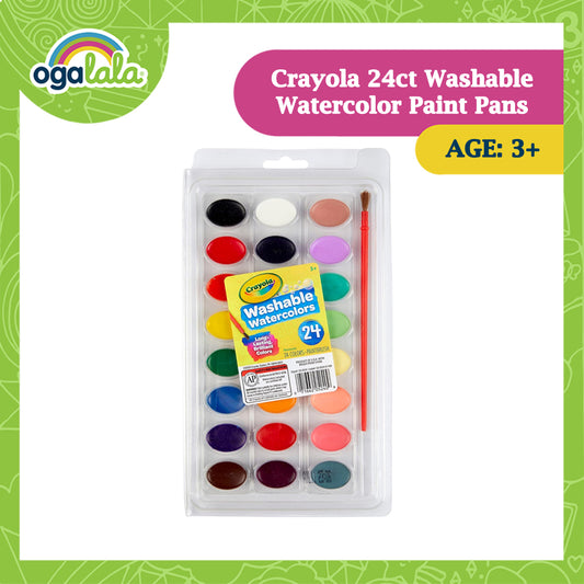 Crayola 24ct Watercolor Paints With Brush