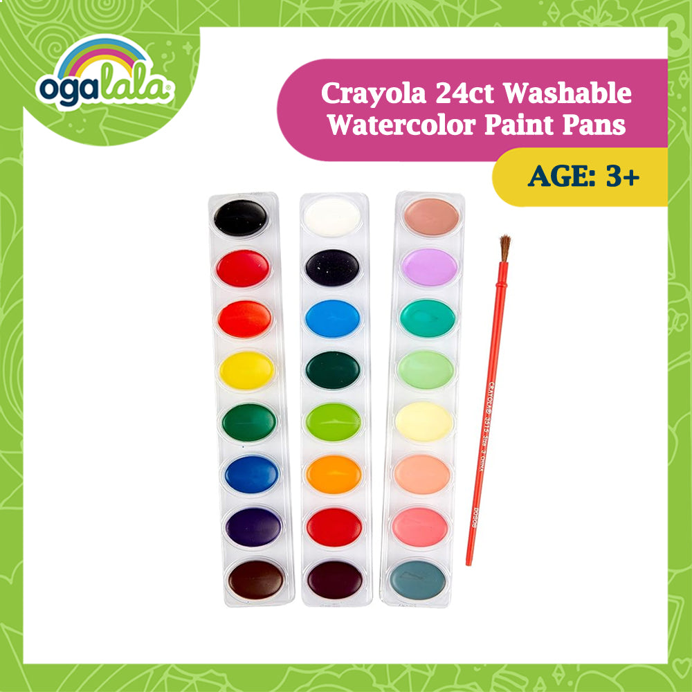 Crayola 8 ct. Washable Watercolor Paint Pans