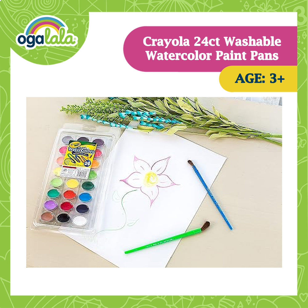 Crayola 8 ct. Washable Watercolor Paint Pans