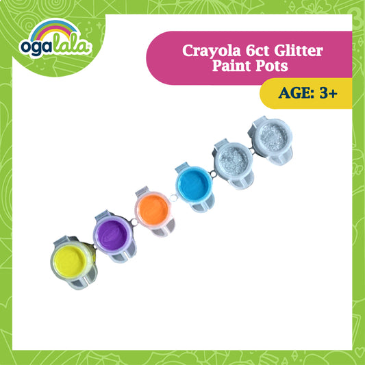 Crayola 6ct Glitter Paint Pot Strips