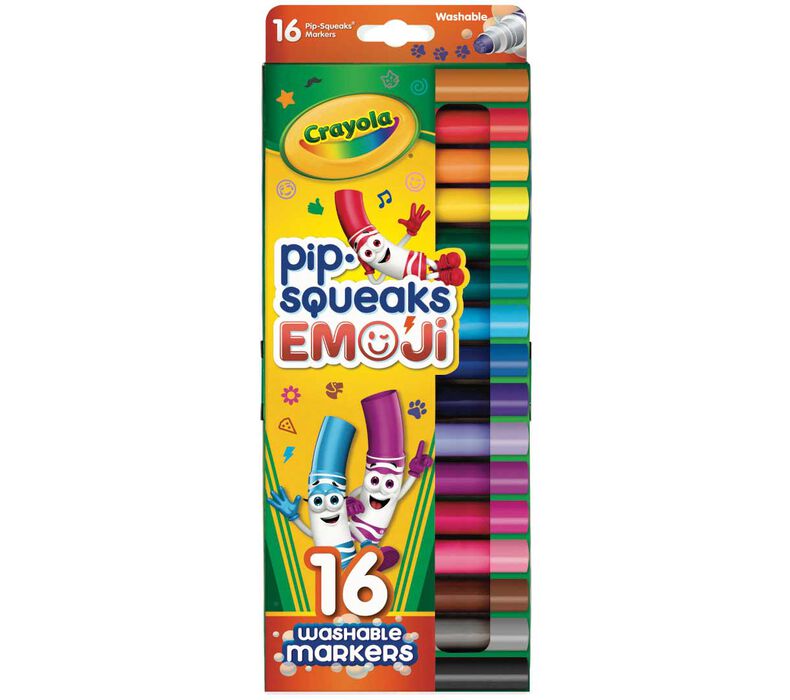 Crayola 16 Pipsqueaks Emoji Stampers