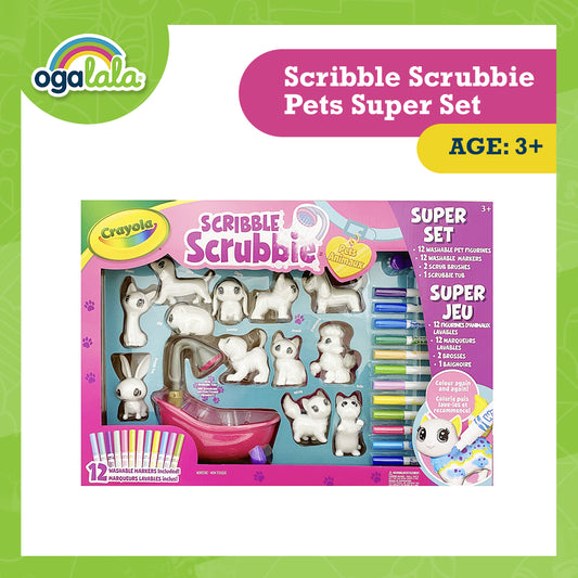 SCRIBBLE SCRUBBIE PETS SUPER SET