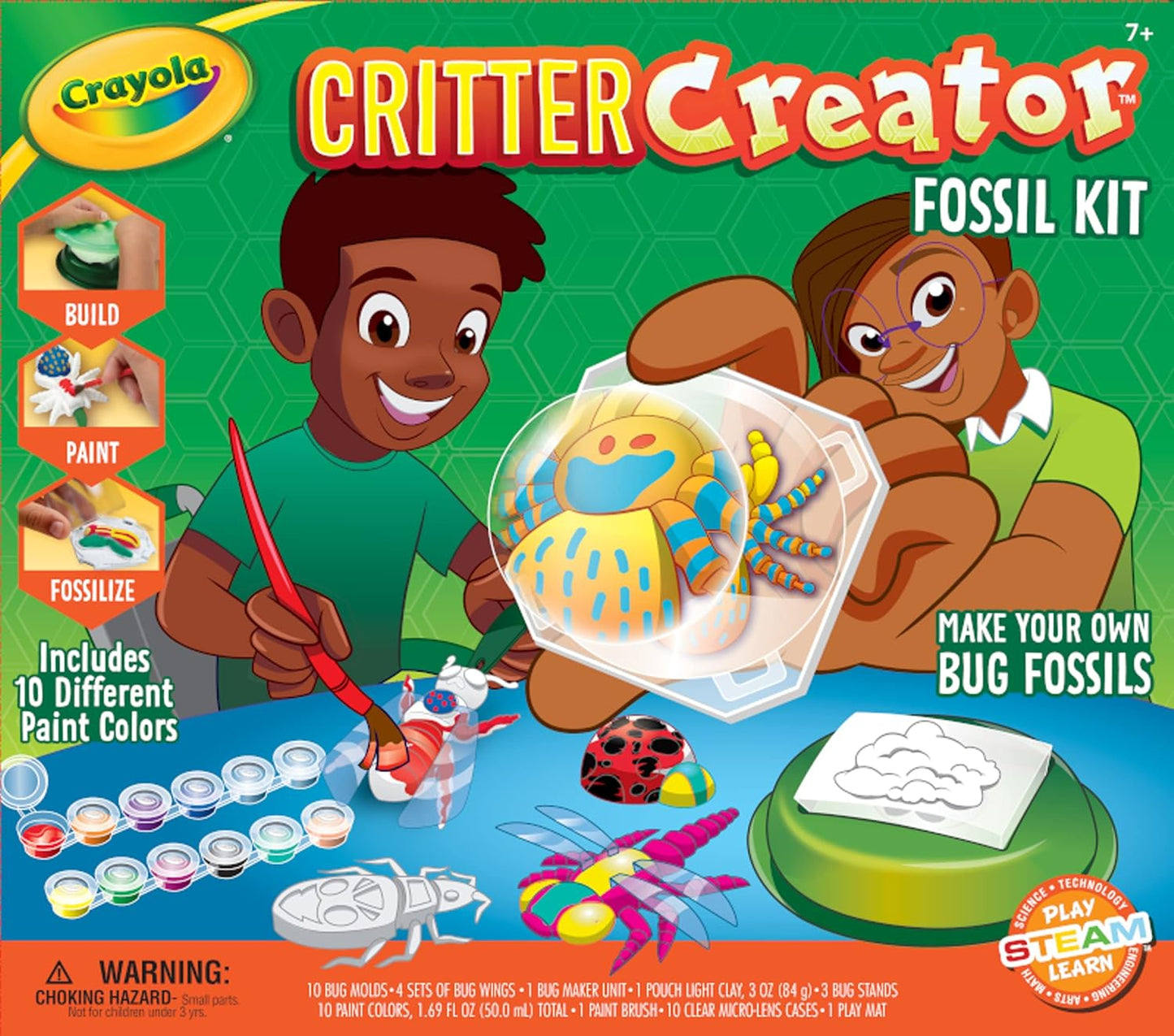 Crayola Critter Creator Metallic Fossils