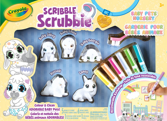 Crayola Scribble Scrubbies Baby Pets Nursery