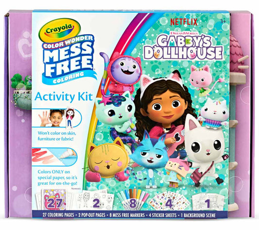 Crayola Color Wonder Activity Kit, Gabby’s Dollhouse