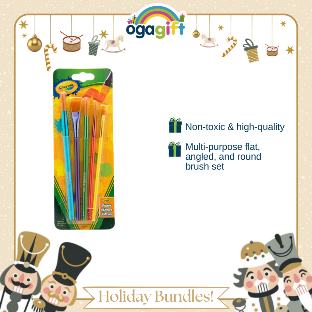 Ogagift Bundle Washable Paint + Brush + Funskool Dough Ogalala Gift 1