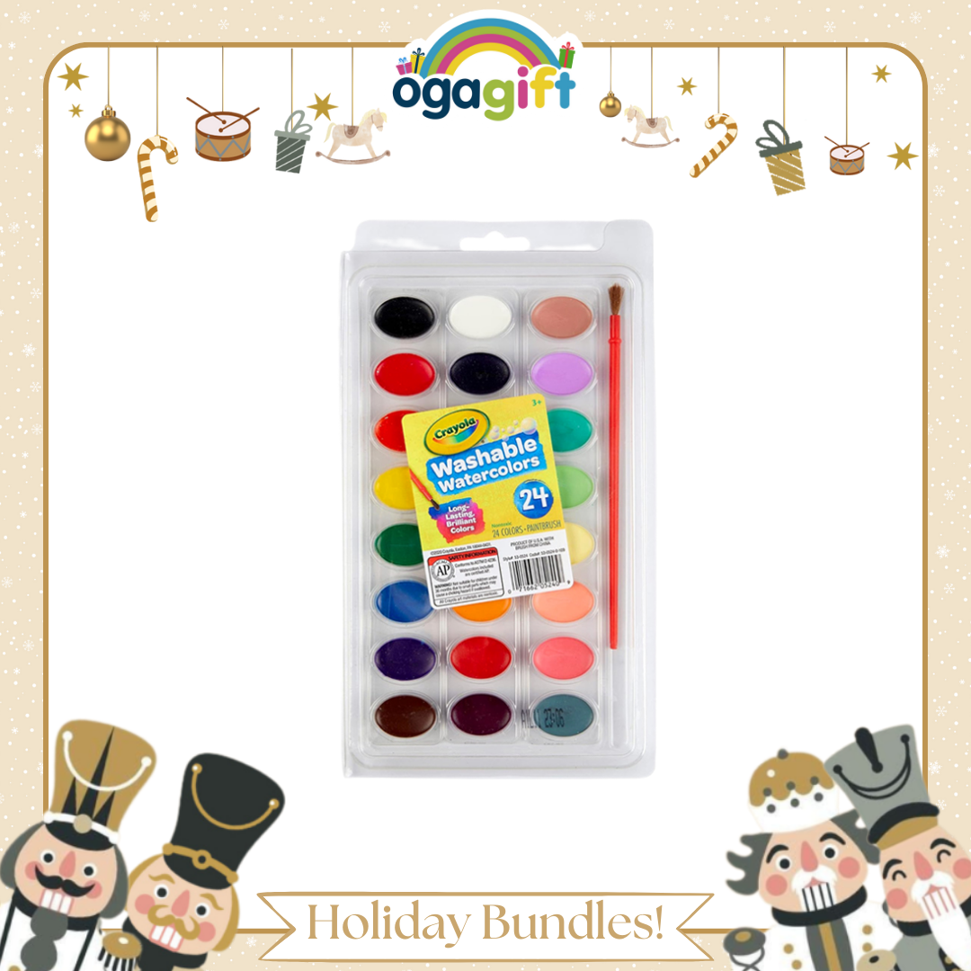 Ogagift Bundle Washable Crayon + Paint + VC Ogalala Gift 3