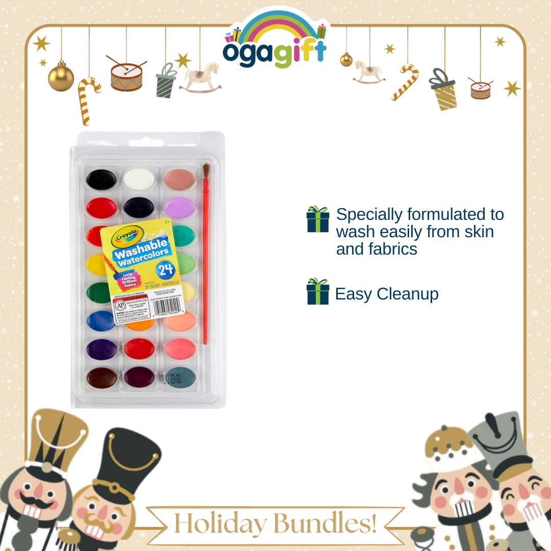 Ogagift Bundle Washable Crayon + Paint + VC Ogalala Gift 3