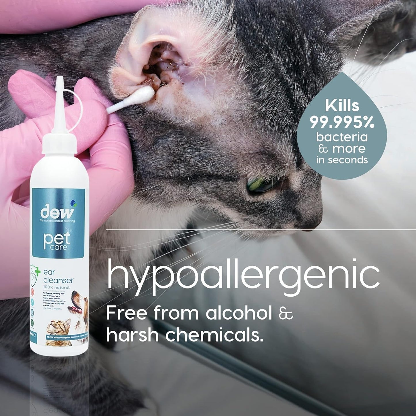 Dew Pet Care Ear Cleanser 250ml