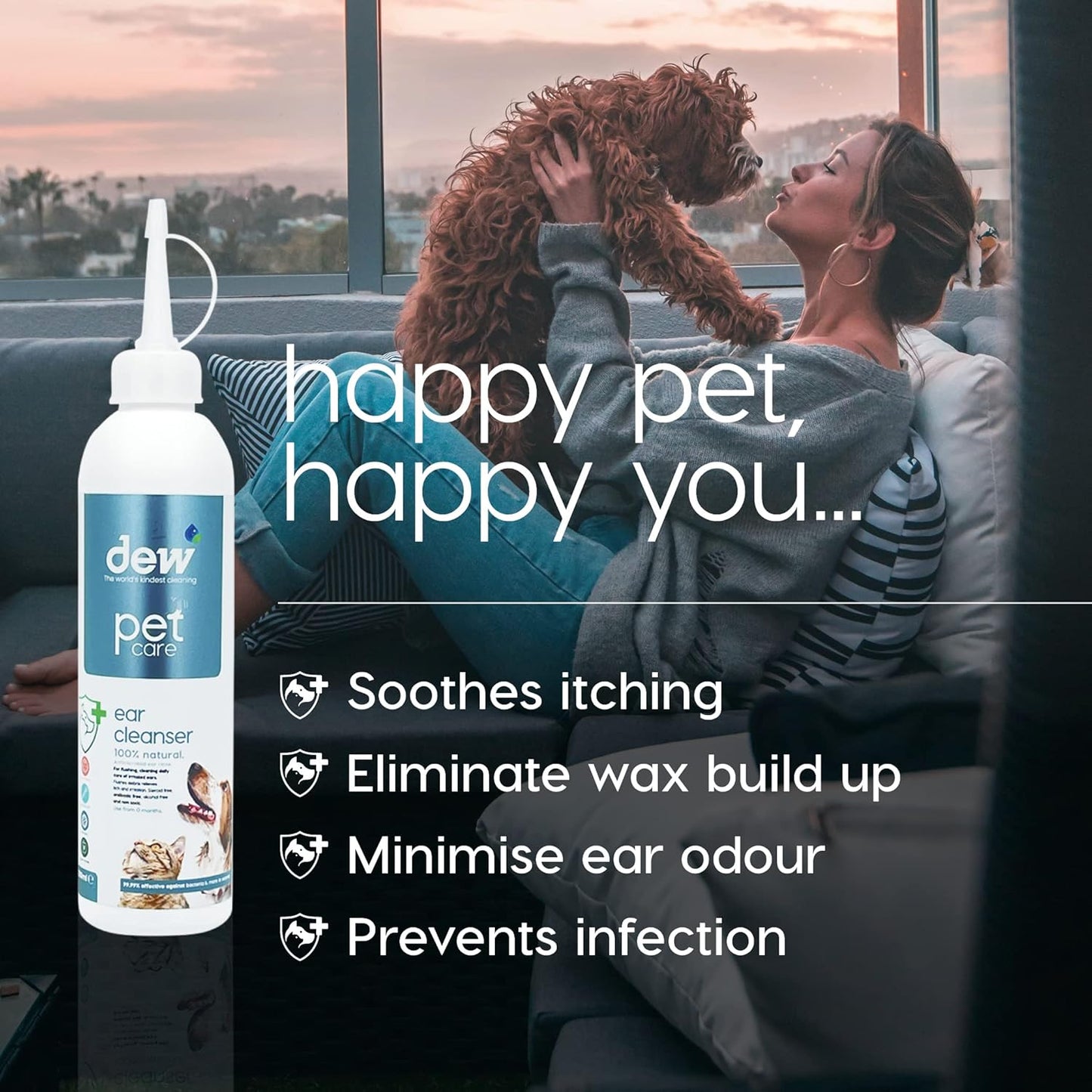 Dew Pet Care Ear Cleanser 250ml