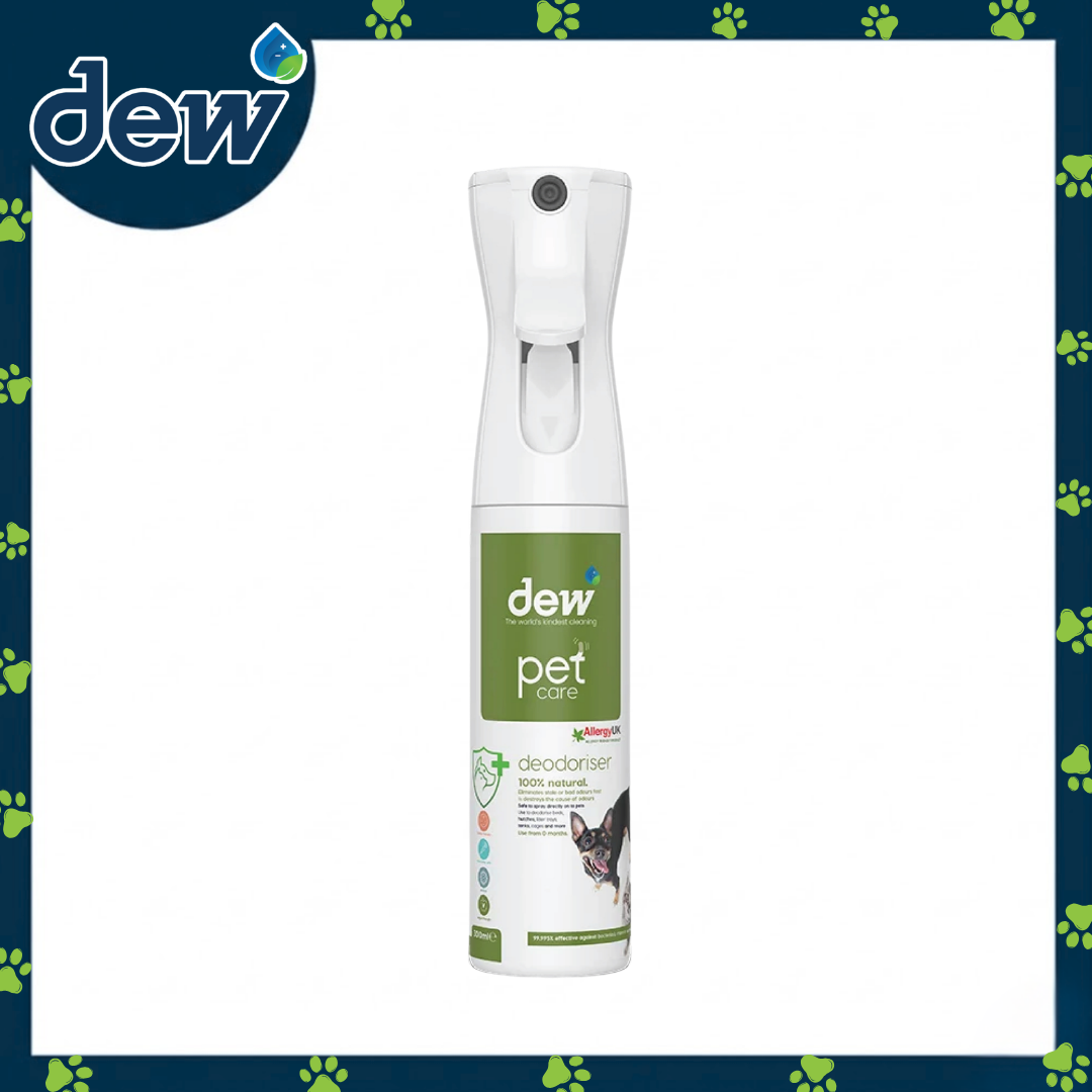Ogapets Dew Pet Care Deodorizer 300ml - 100% Mineral, No Harmful Chemicals, Biodegradable, Eliminates Bad Odours for Beds & Cages