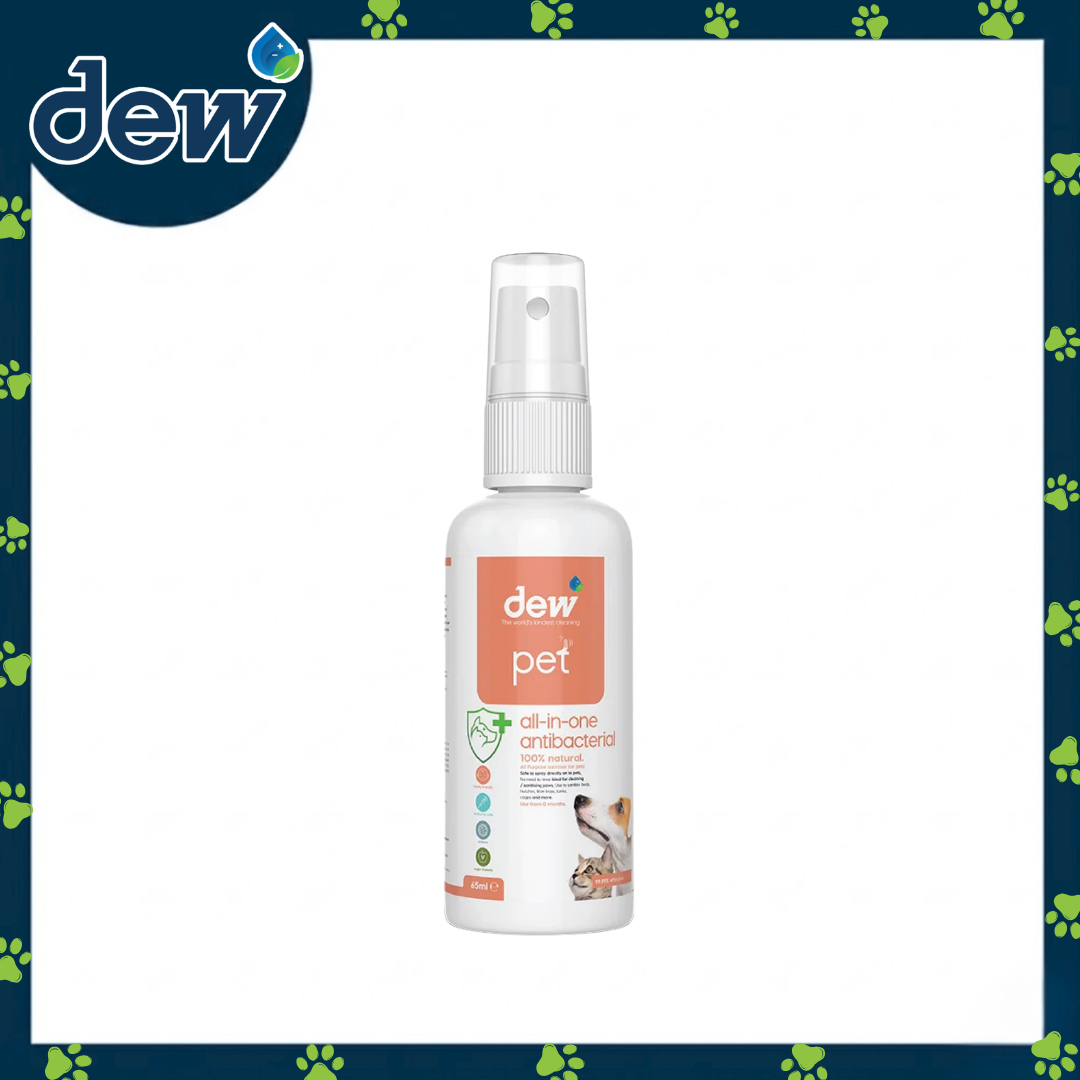 Ogapets Dew Pet All In One Antibacterial 65ml - 100% Mineral, Hypoallergenic, No Harmful Chemicals & Biodegradable
