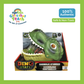 DINO STATE Dinosaur Head Storage Box Container with 18 Play Accessories