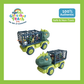 DINO STATE Free-Wheel Dinosaur Carrier Truck Playset with 6 Dinos & Accessories