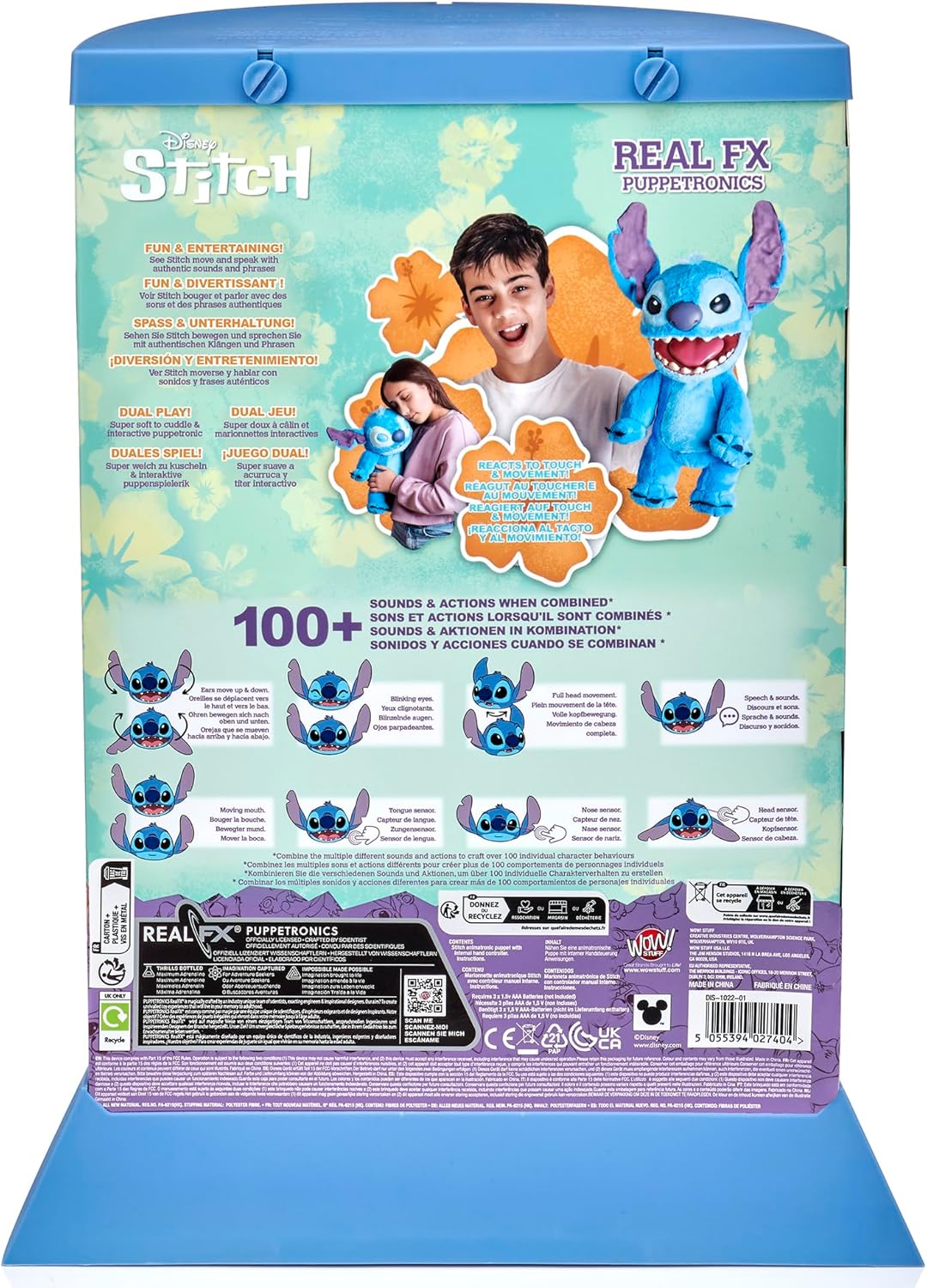 Disney Stitch 18" Puppetronics Real FX