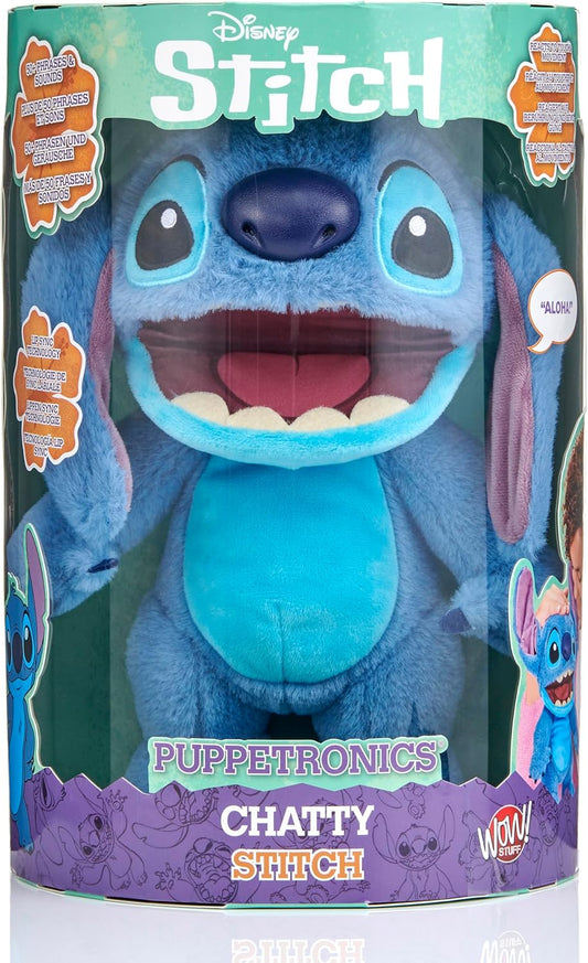 Disney Chatty Stitch 12" Puppetronics Deluxe