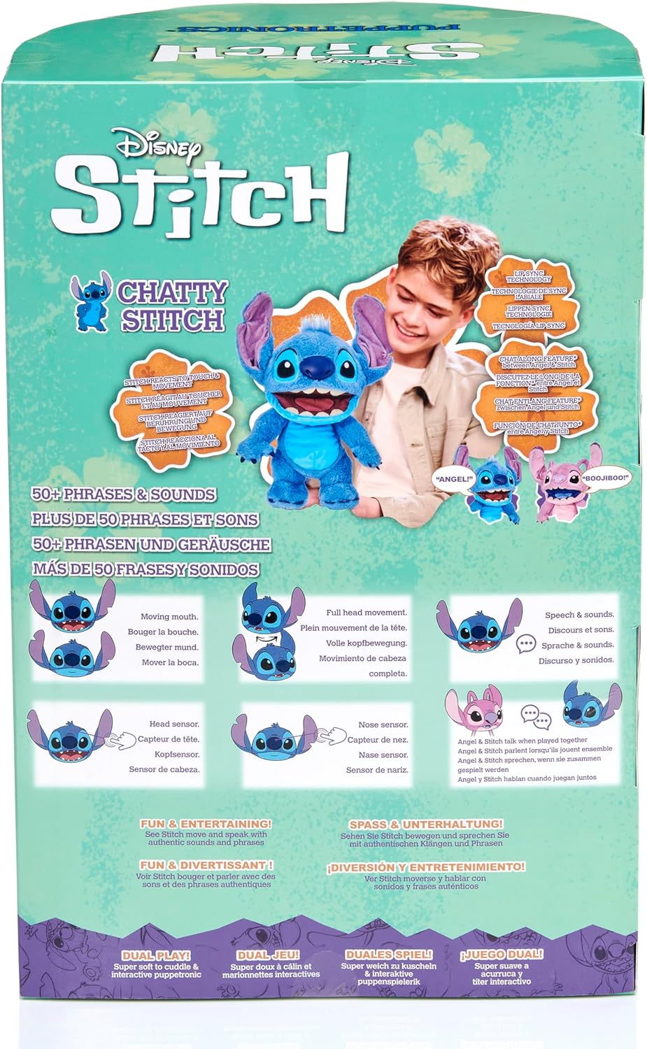 Disney Chatty Stitch 12" Puppetronics Deluxe