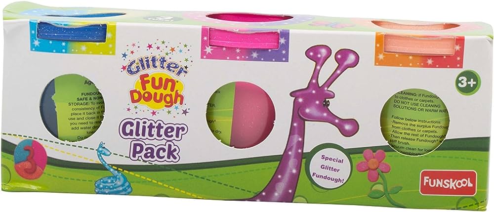 GLITTER PACK DOUGH SET