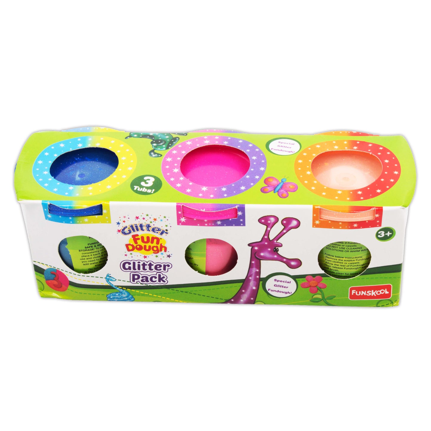 GLITTER PACK DOUGH SET