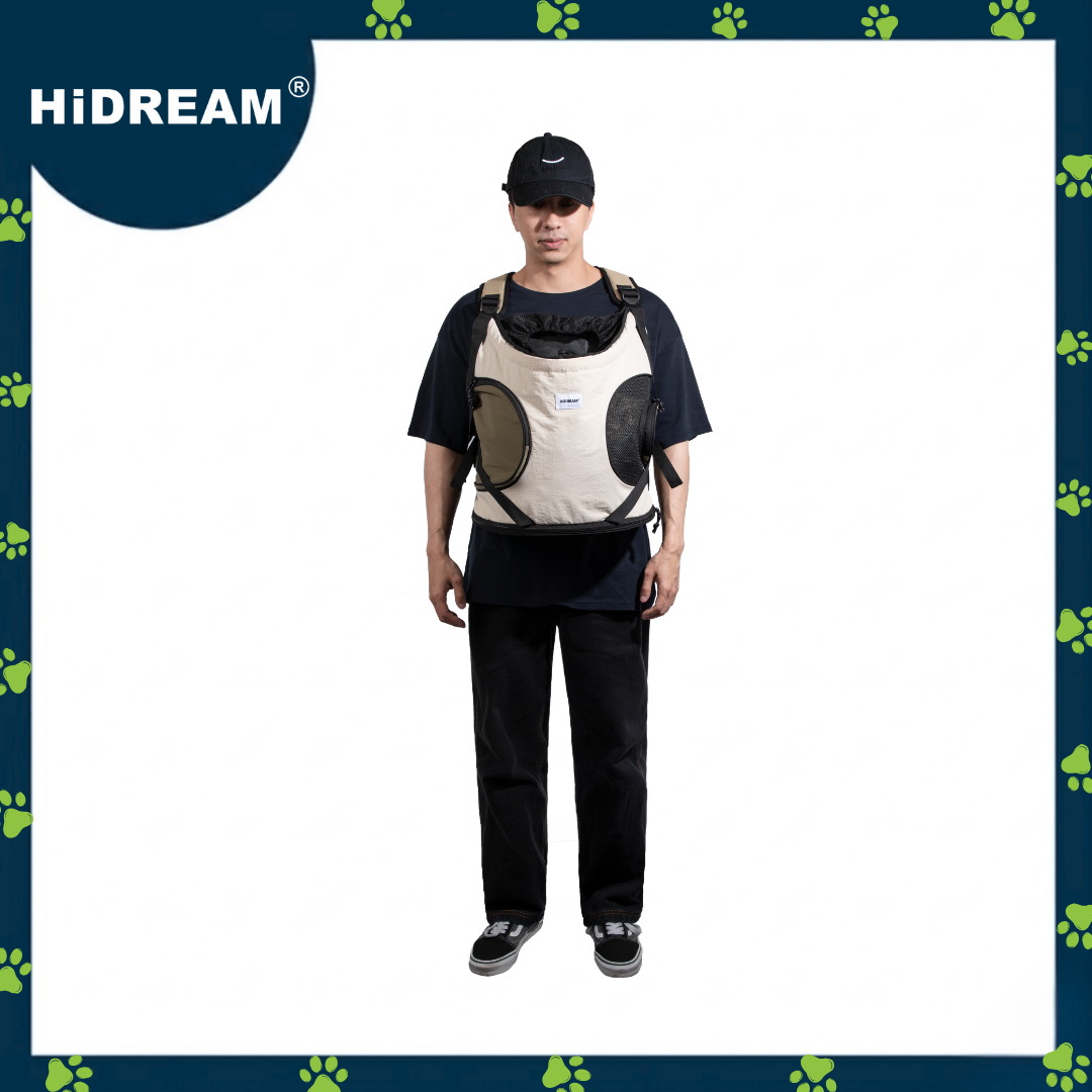 HiDREAM Pet Front Hugging Tote Backpack (Light)