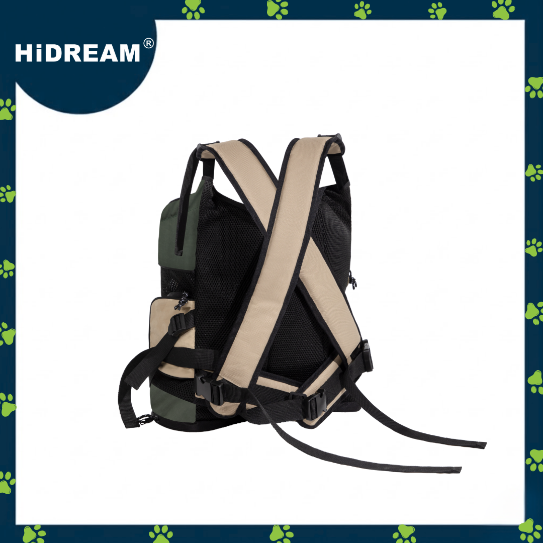 HiDREAM Pet Front Hugging Tote Backpack (Dark)