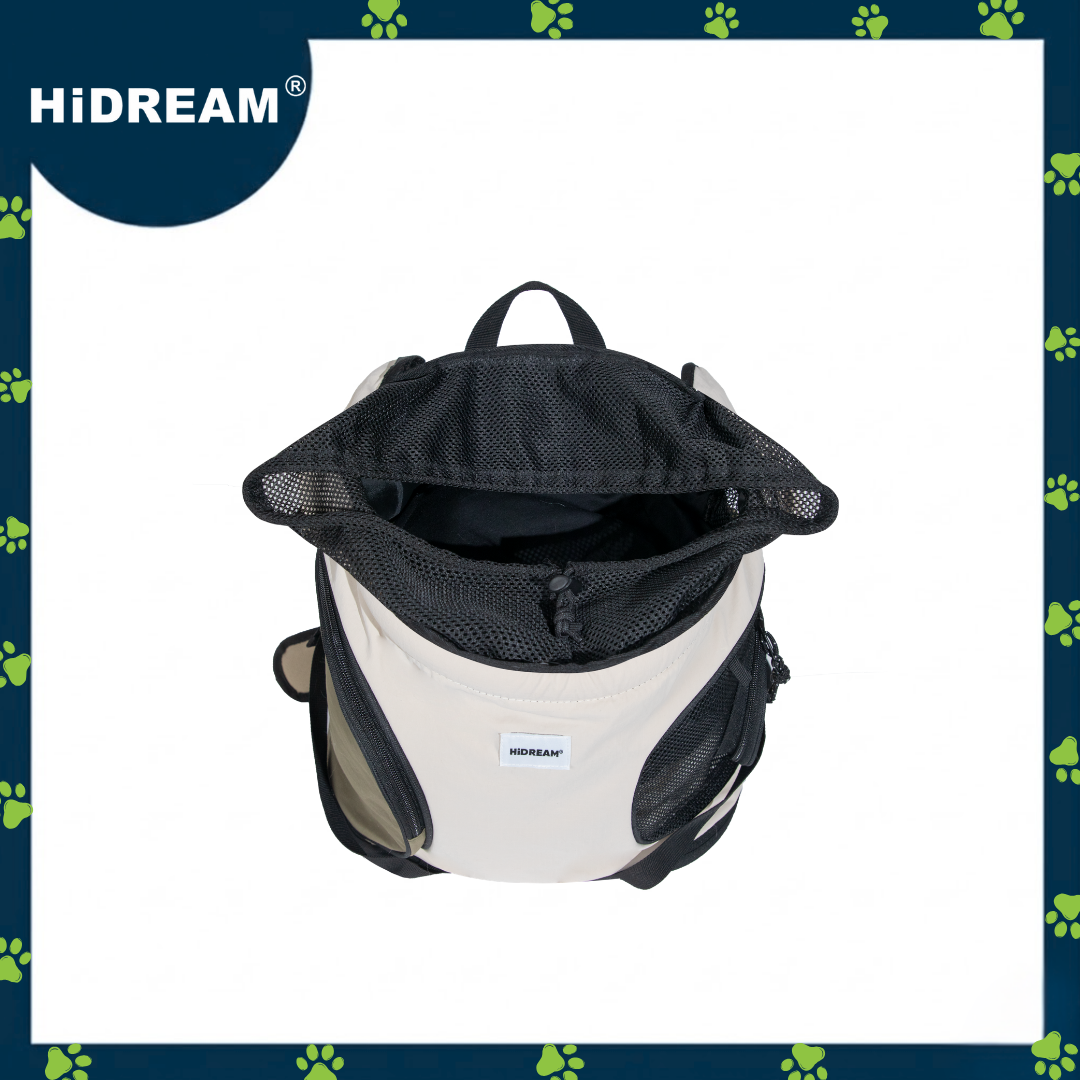 HiDREAM Pet Front Hugging Tote Backpack (Dark)