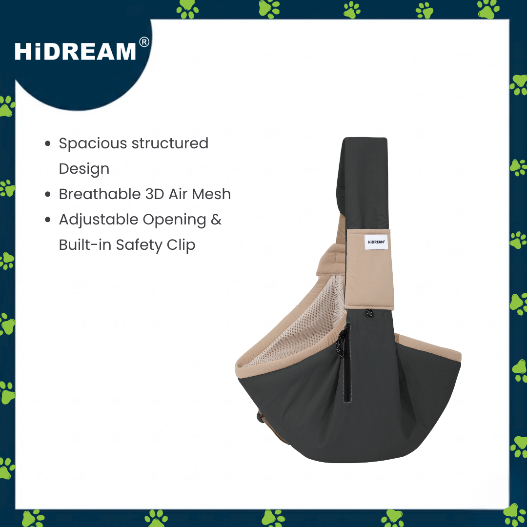 HiDREAM Pet Crossbody Tote Bag (nylon)