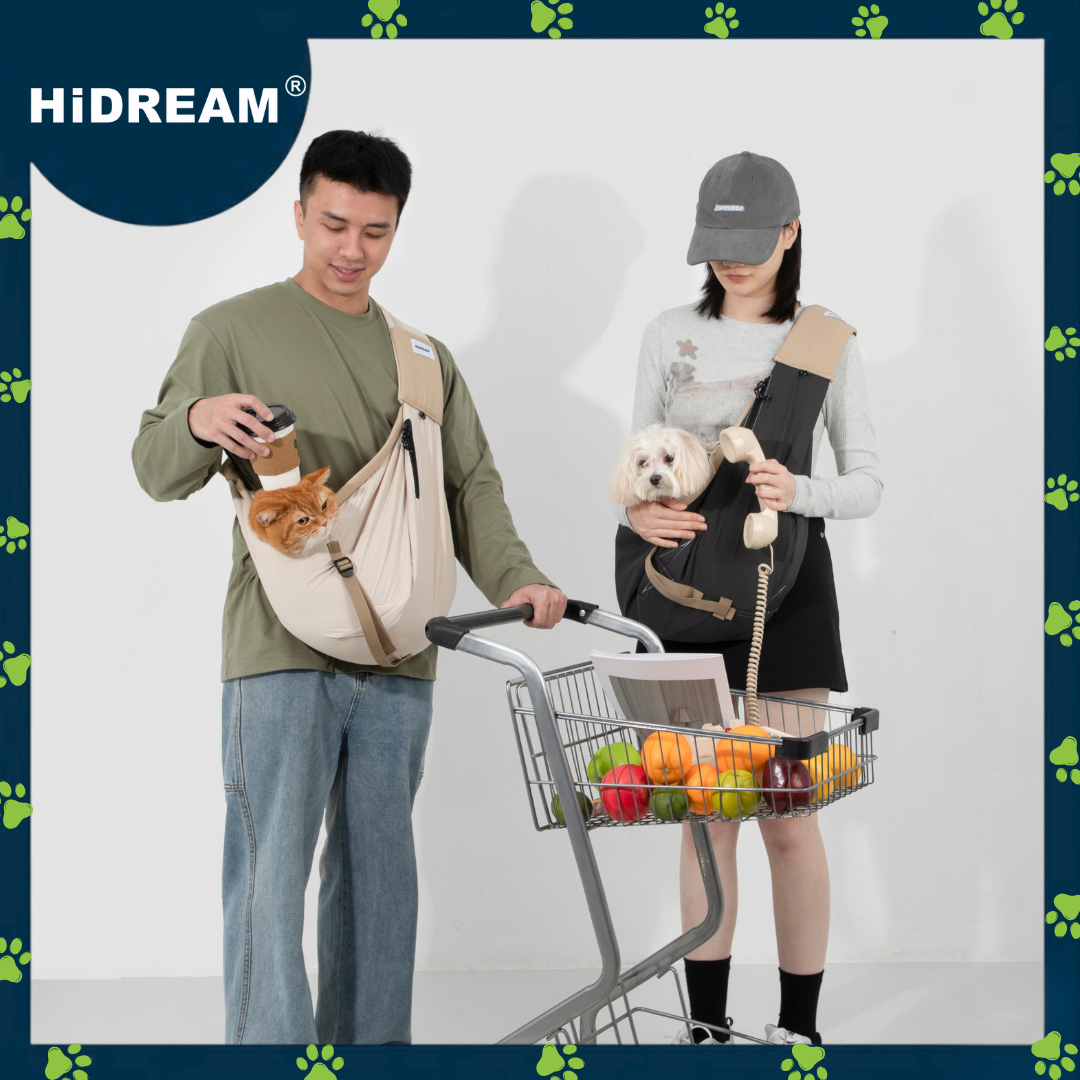 HiDREAM Pet Crossbody Tote Bag (nylon)