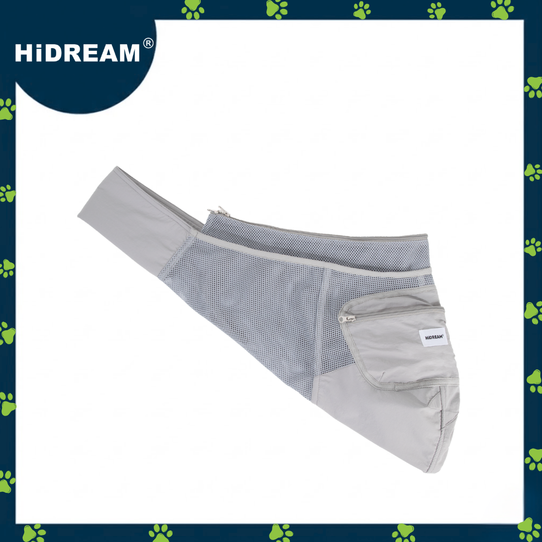 HiDREAM Pet Crossbody Bag Grey (ultra light mesh)