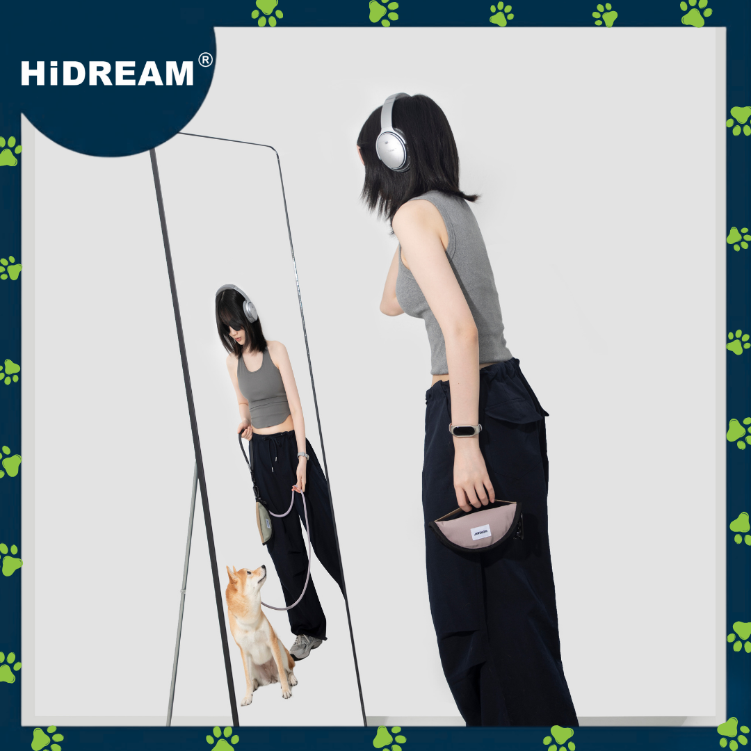 HiDREAM Portable Folding Pet Bowl (nylon)