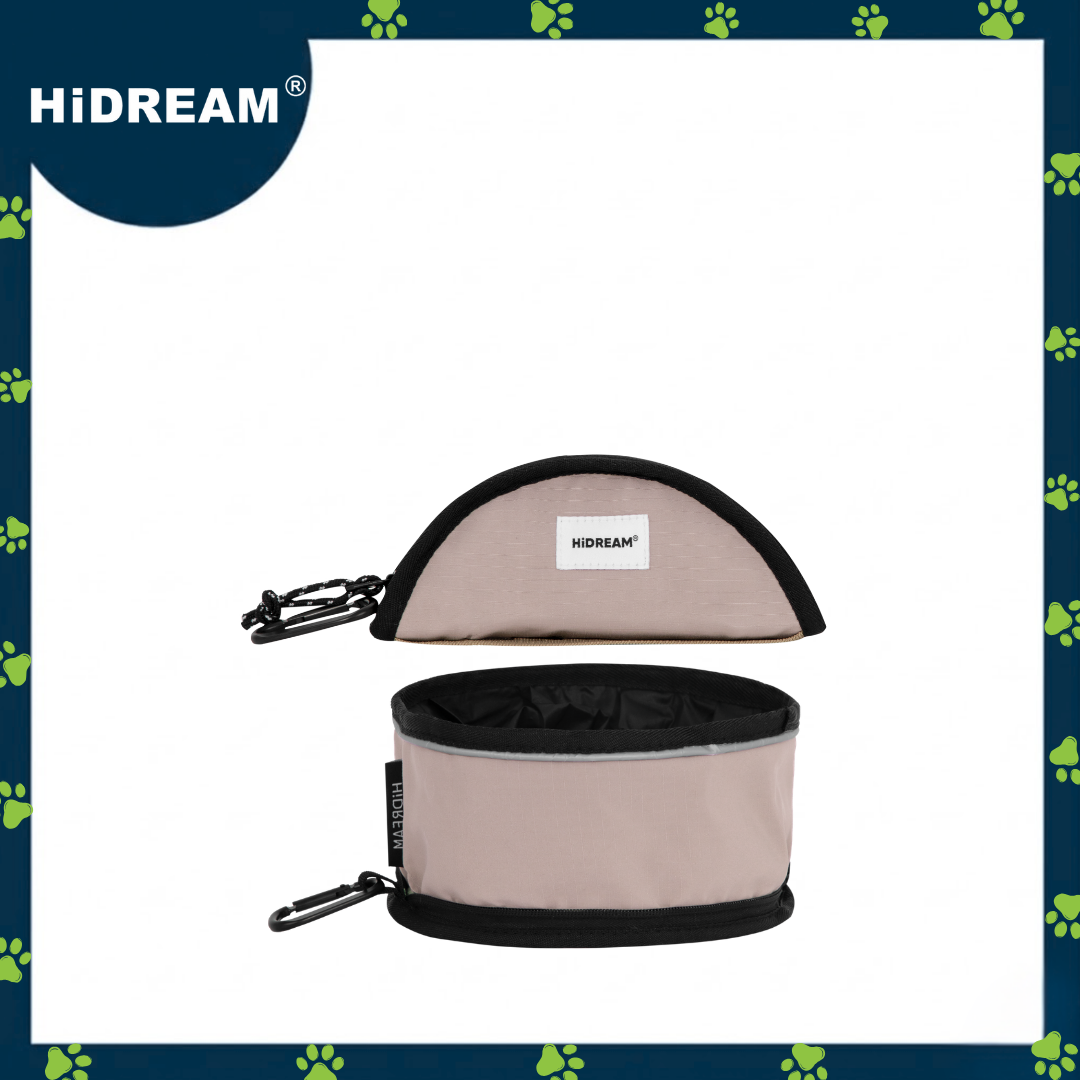 HiDREAM Portable Folding Pet Bowl (nylon)