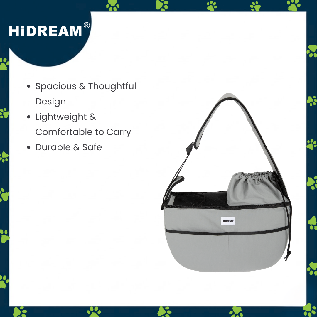 HiDREAM "Mountain Series" Pet Crossbody Bag (Grey)