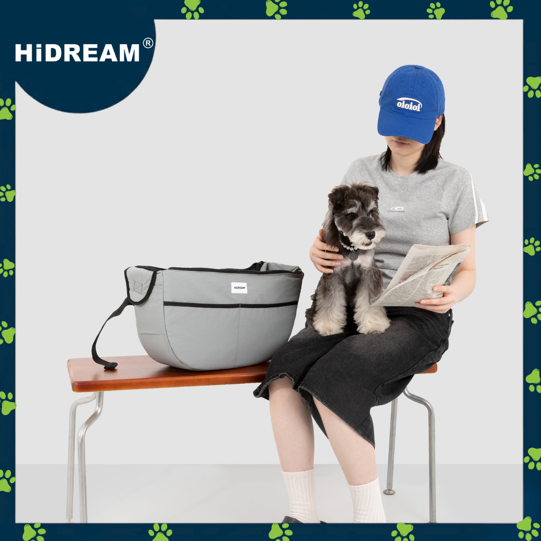 HiDREAM "Mountain Series" Pet Crossbody Bag (Grey)