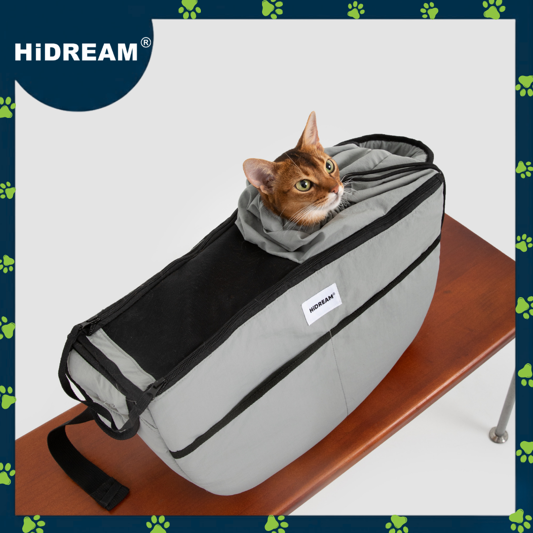 HiDREAM "Mountain Series" Pet Crossbody Bag (Grey)