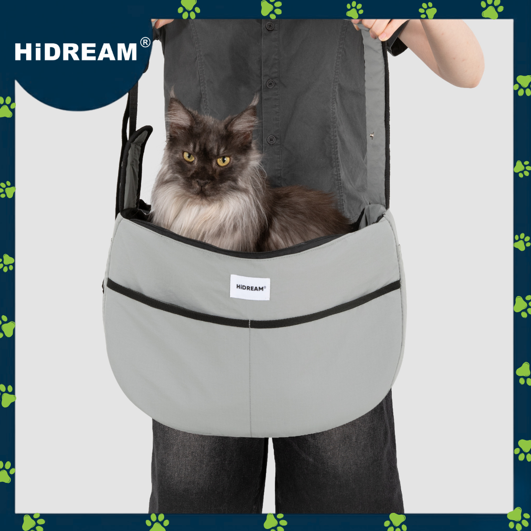 HiDREAM "Mountain Series" Pet Crossbody Bag (Grey)