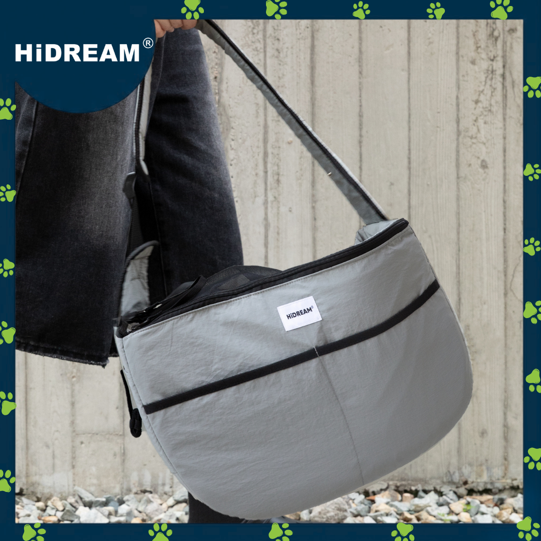 HiDREAM "Mountain Series" Pet Crossbody Bag (Grey)
